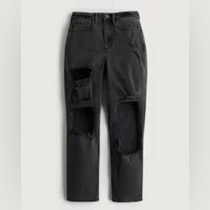 Hollister Black Ripped Jeans
